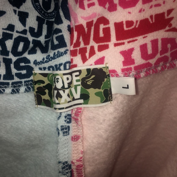 BAPE XXV cities camo 2nd ape shark half full zip - Picture 4 of 8